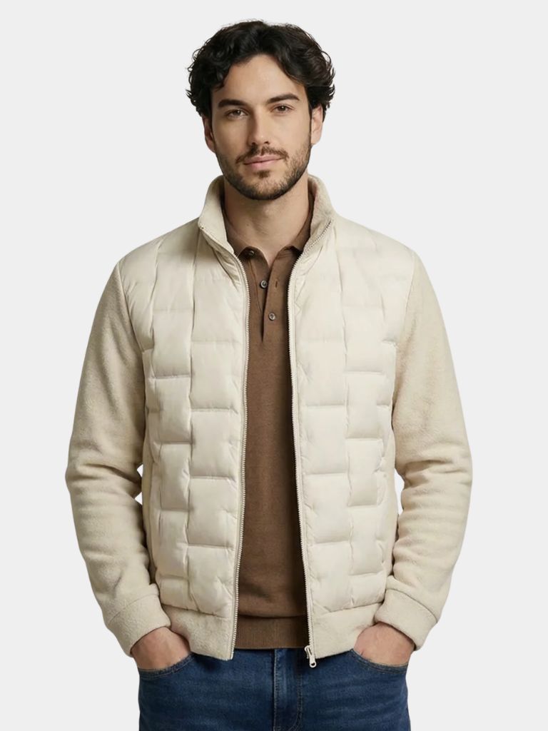 Alpine Cream Hybrid Jacket - Cross & Crown