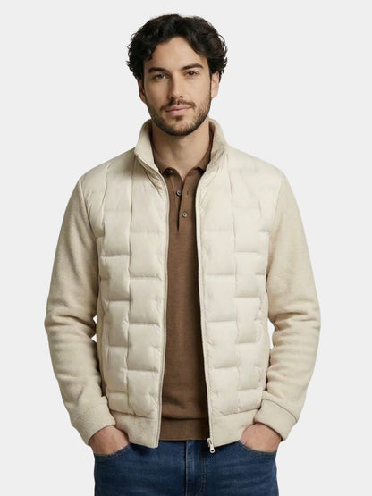 Alpine Cream Hybrid Jacket - Cross & Crown