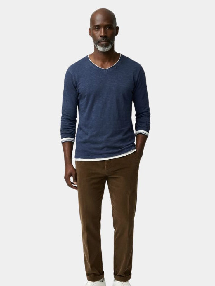 Modern Mariner Langarmhemd - <tc>Cross & Crown</tc>