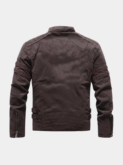 Chaqueta acolchada de moto Ignition – Cross & Crown