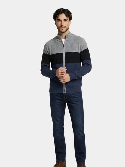 Essential Knit Zipper Sweater - Cross & Crown