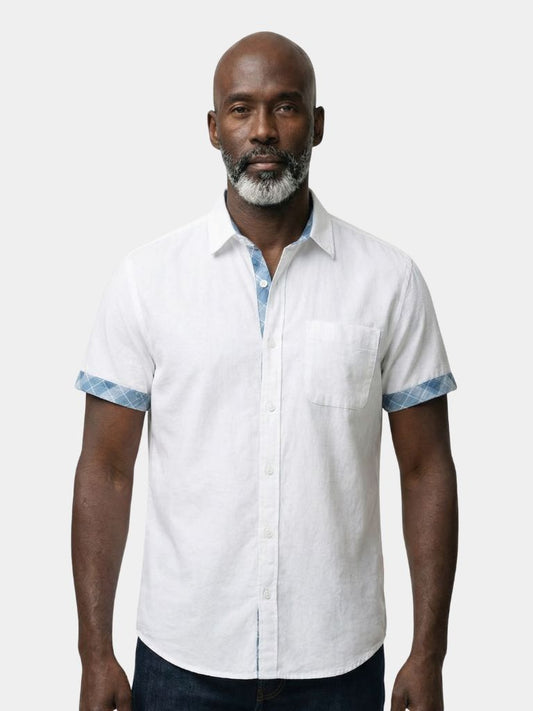 Ocean Detail Casual Shirt - Cross & Crown