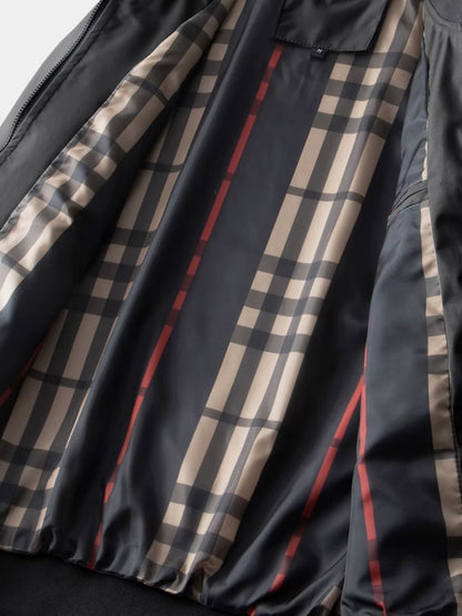 Casual Baseball Bomber Jacket - Cross & Crown