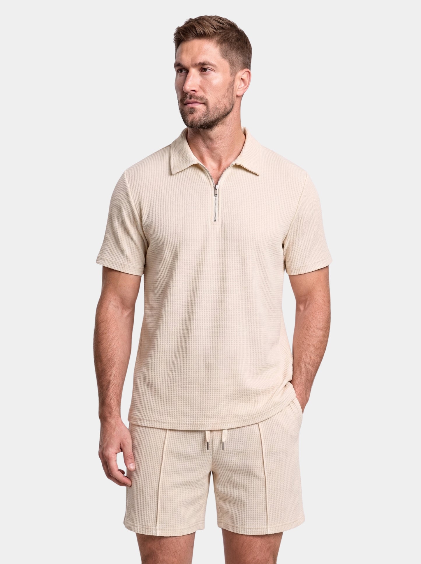 Conjunto Garrison con mangas de cuadros - Cross & Crown