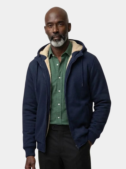 Winter Core Sherpa Hoodie Jacket - Cross & Crown