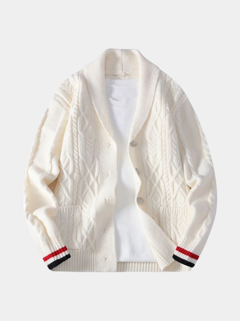 アカデミーショールネックニット - クロス＆クラウン