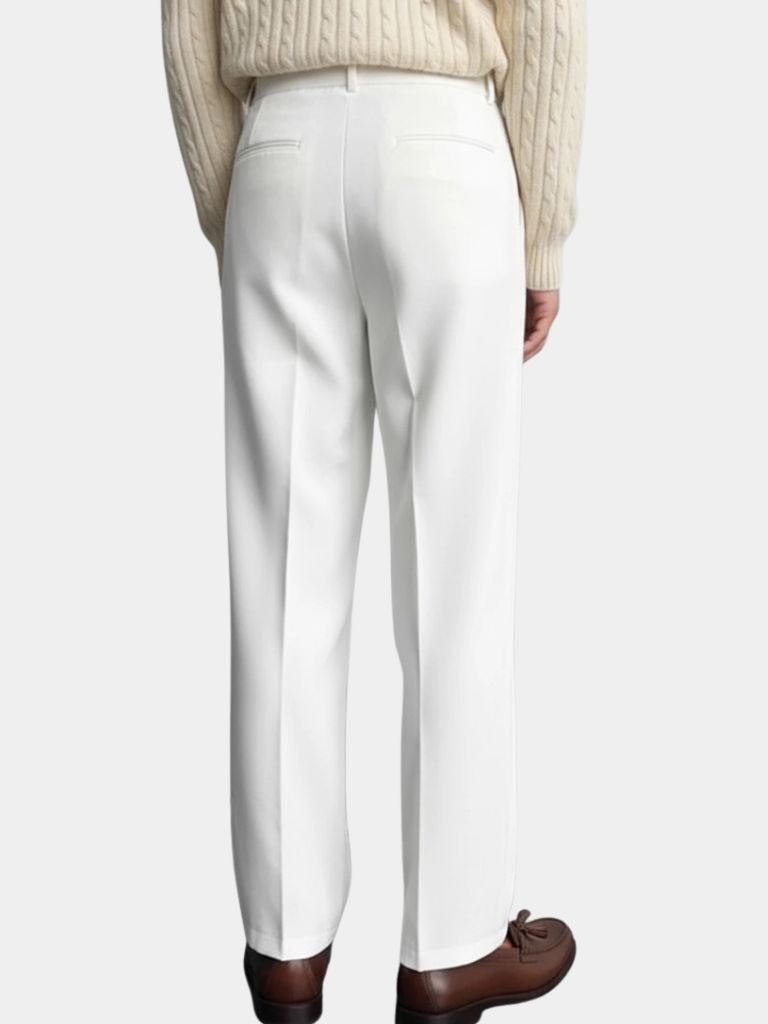 Pantalones minimalistas Old Money - <tc>Cross & Crown</tc>