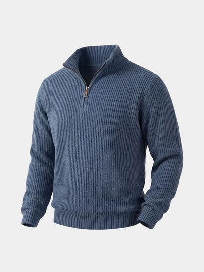 Classic Highland Quarter-Zip Sweater - Cross & Crown