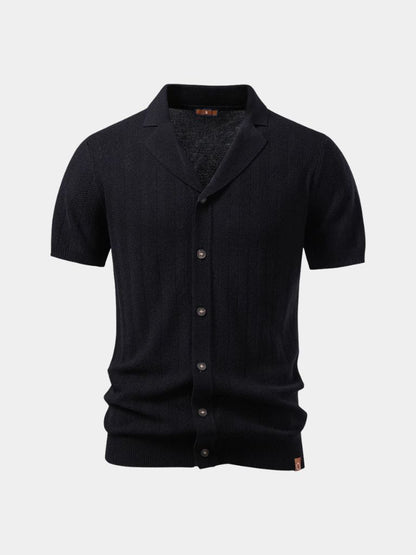 Heritage Camp Collar Knit Shirt - Cross & Crown