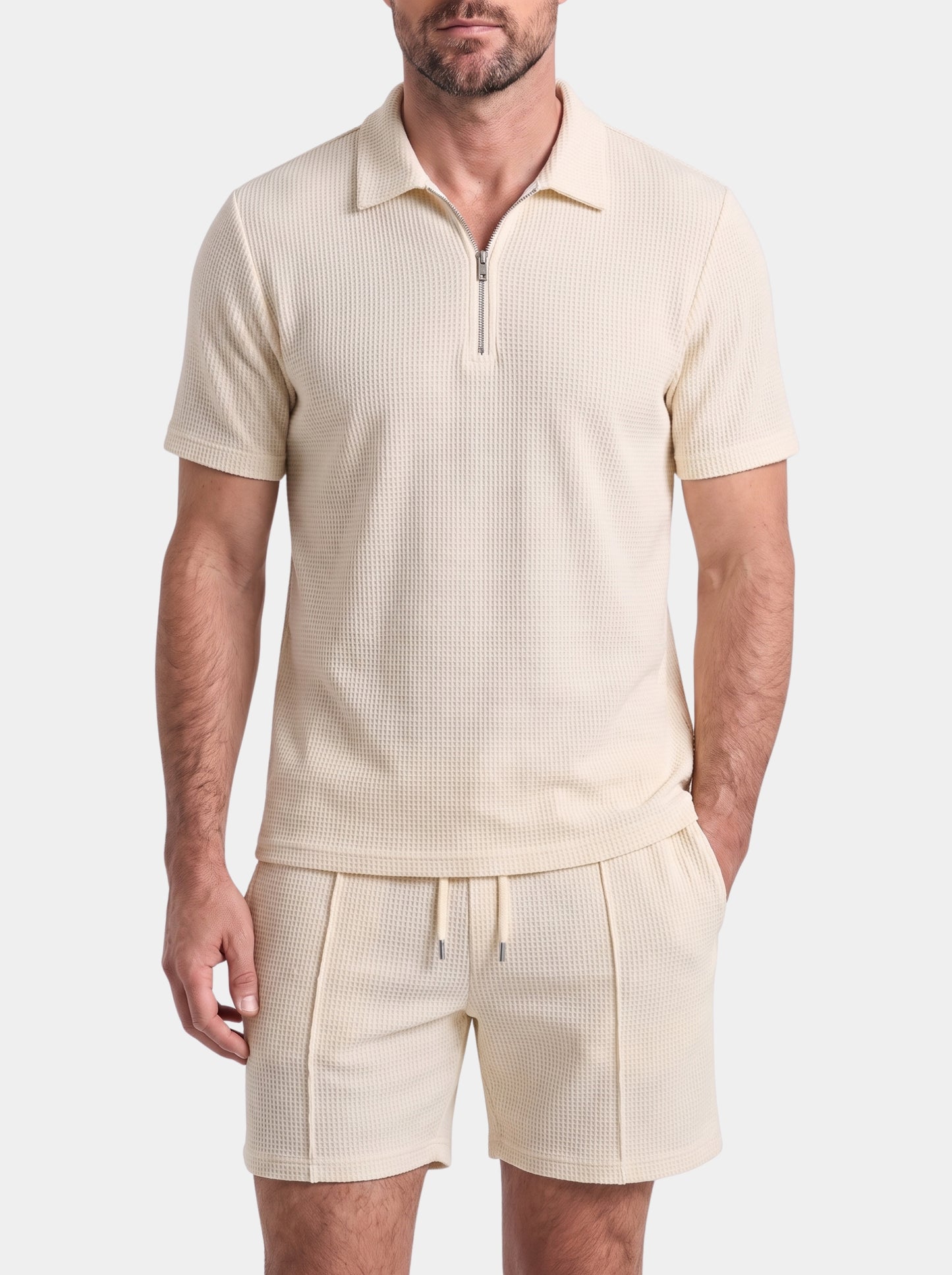 Conjunto Garrison con mangas de cuadros - Cross & Crown