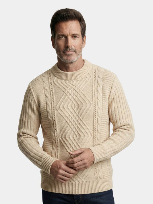 Minimalist Textured Sweater - Cross & Crown