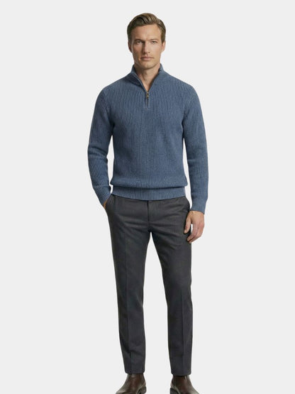 Classic Highland Quarter-Zip Sweater - Cross & Crown
