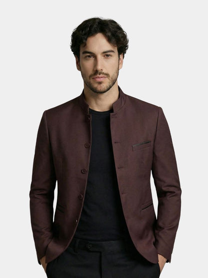 Elegant Collar Jacket - Cross & Crown