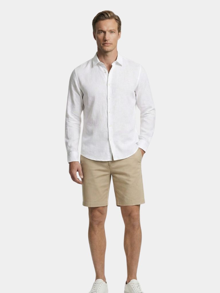 Essential Linen Casual Shirt - Cross & Crown