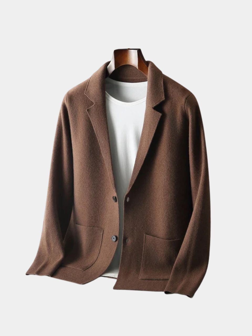 Laurent Italienischer Kaschmir Blazer - <tc>Cross & Crown</tc>