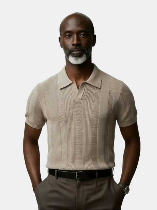 Beige Ancien Polo - Cross & Crown