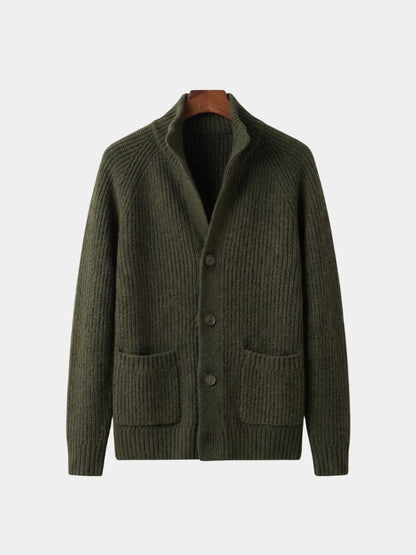 Classic Heritage Botton Knit Jacket - Cross & Crown
