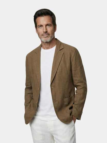 Oldbrook zomer linnen blazer - <tc>Cross & Crown</tc>