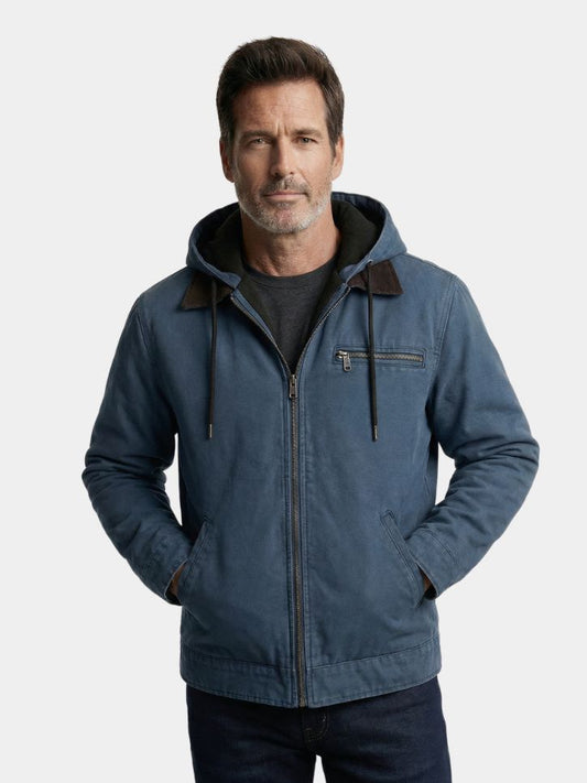 Essential Hooded Work Jacket - Cross & Crown