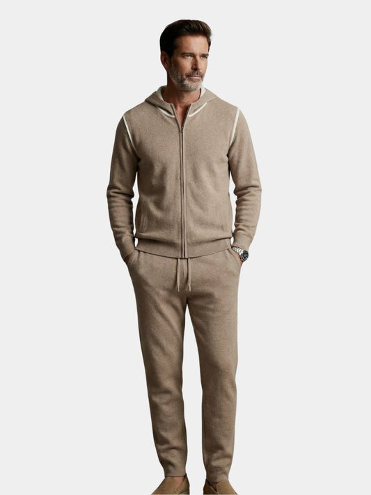 Belvoir Taupe Cashmere Set – Cross & Crown