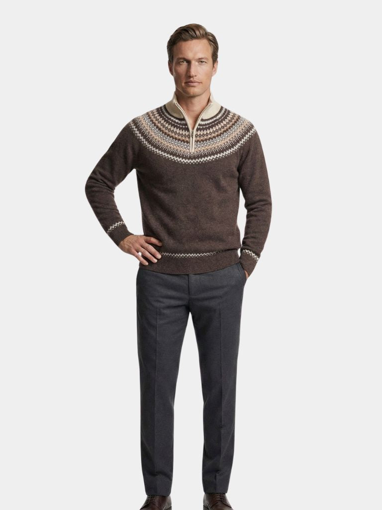 Valenbourg Nordic Knit Sweater - Cross & Crown