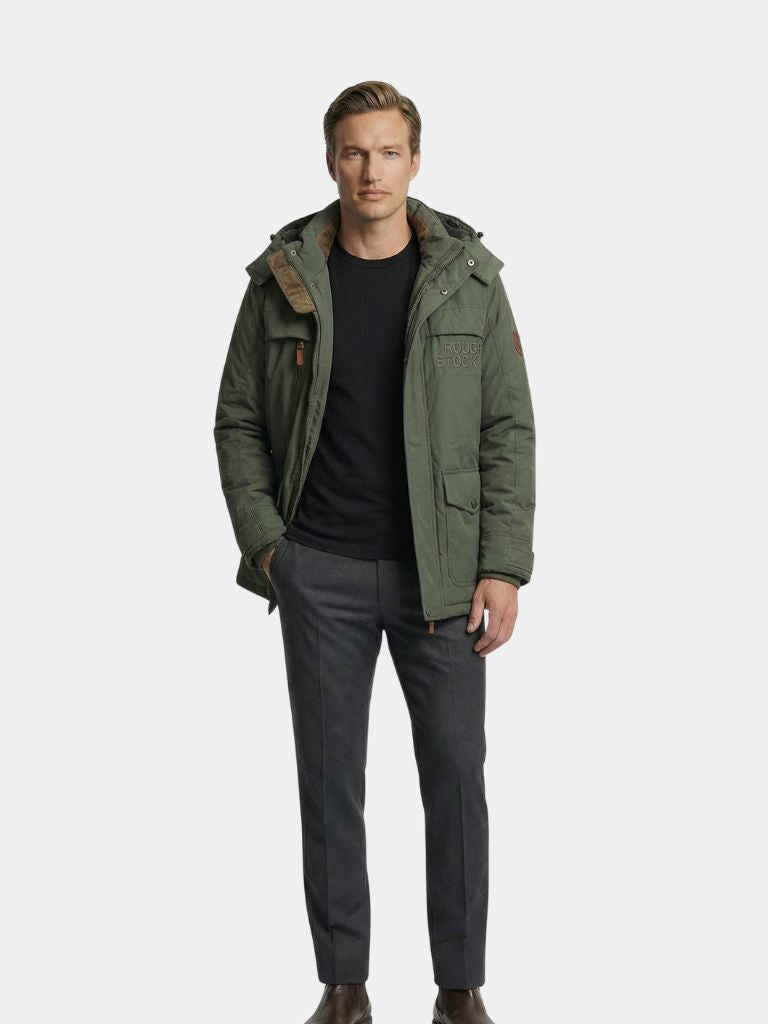 Military Hooded Jacket - Cross & Crown
