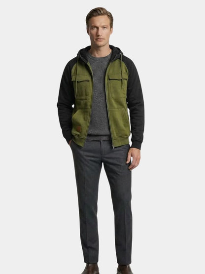 Cargo Trek Zip Hoodie - Cross & Crown