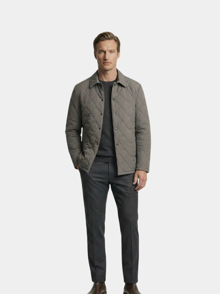 Luxe gelaagde jas - <tc>Cross & Crown</tc>