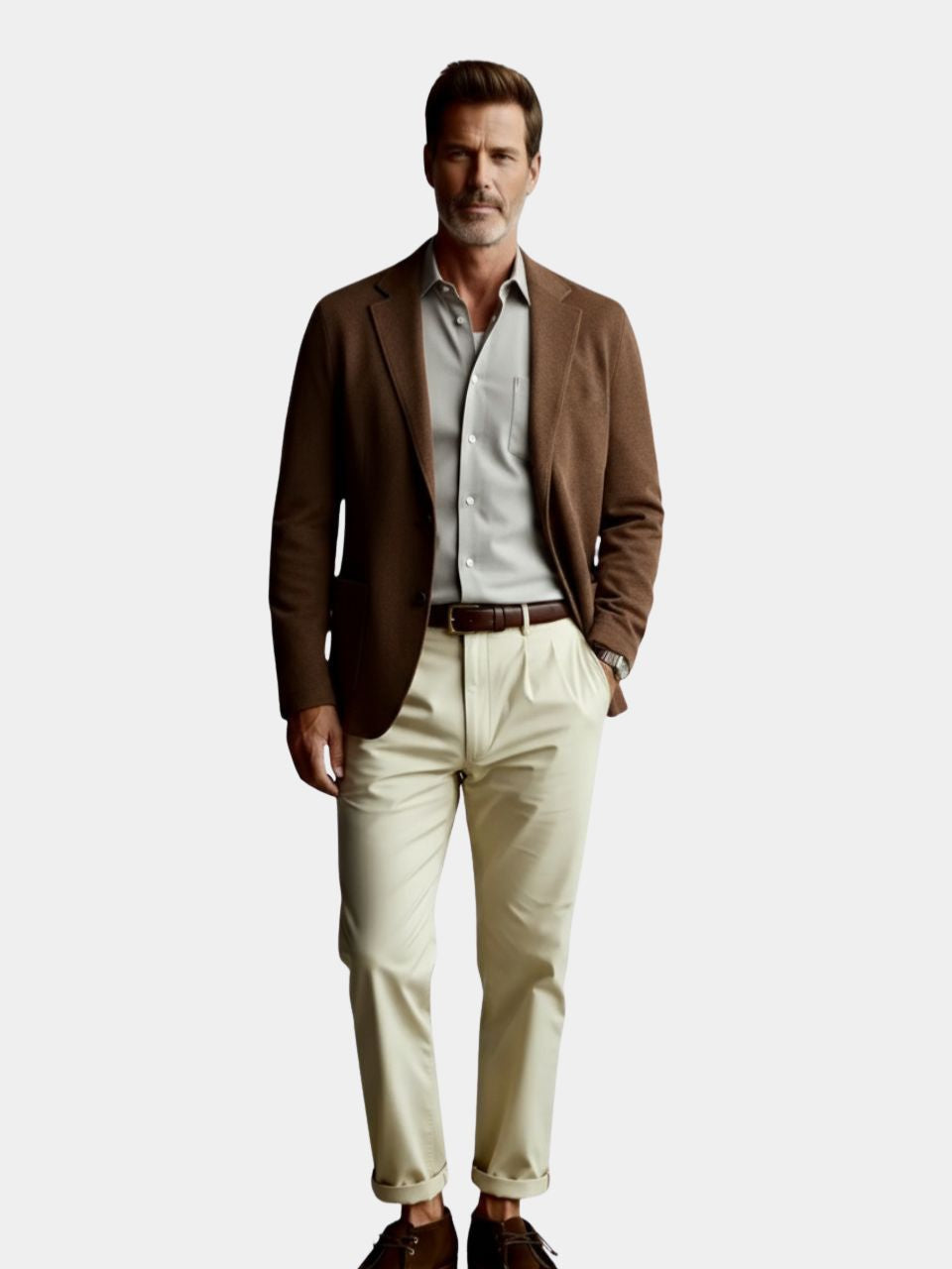 Laurent Italienischer Kaschmir Blazer - <tc>Cross & Crown</tc>