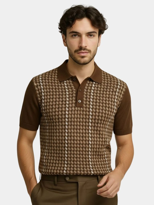 Old Money Aesthetic Polo Shirt - Cross & Crown