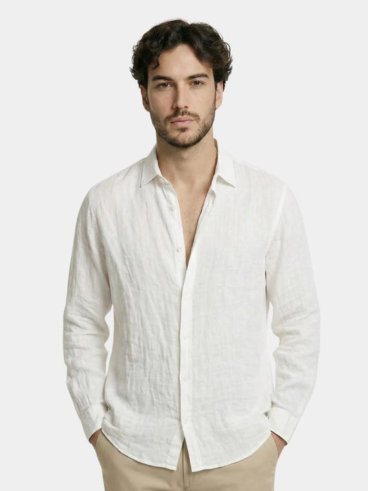 Linen Reverie Summer Shirt - Cross & Crown