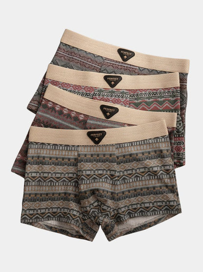 Mosaic Cotton Boxer [Begrenztes Angebot] - <tc>Cross & Crown</tc>