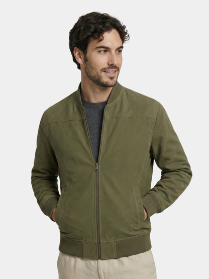 Ashwood Bomber Suede Jacket – Cross & Crown