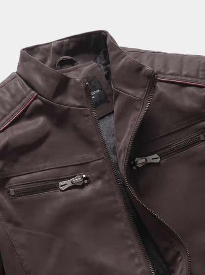 Chaqueta acolchada de moto Ignition – Cross & Crown