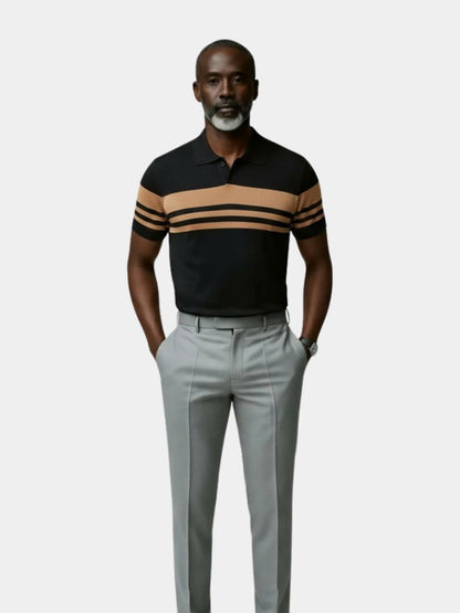 Caramel Lineage Polo – Cross & Crown