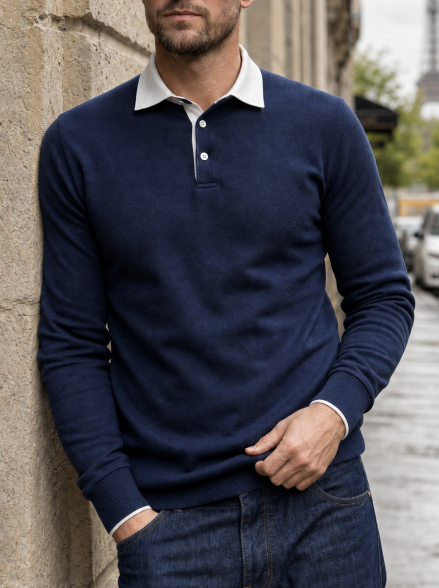 Old Money Essential Polo Shirt - Cross & Crown