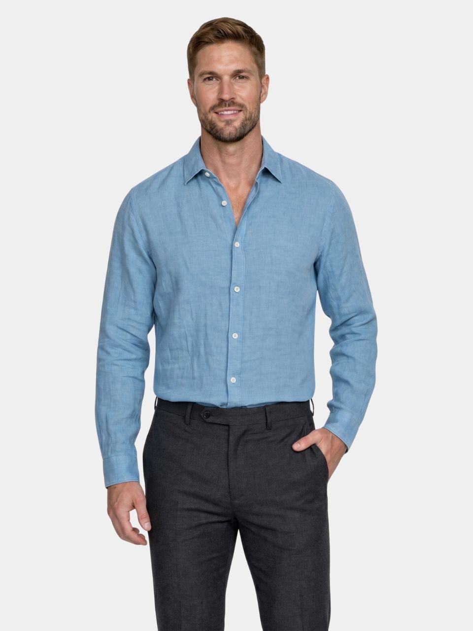 Linen Reverie Summer Shirt - Cross & Crown