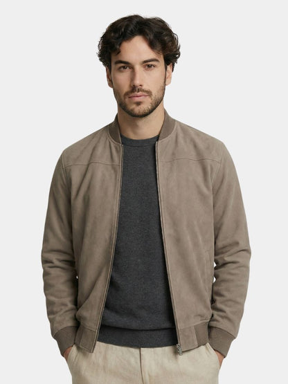 Ashwood Bomber Suede Jacket – Cross & Crown
