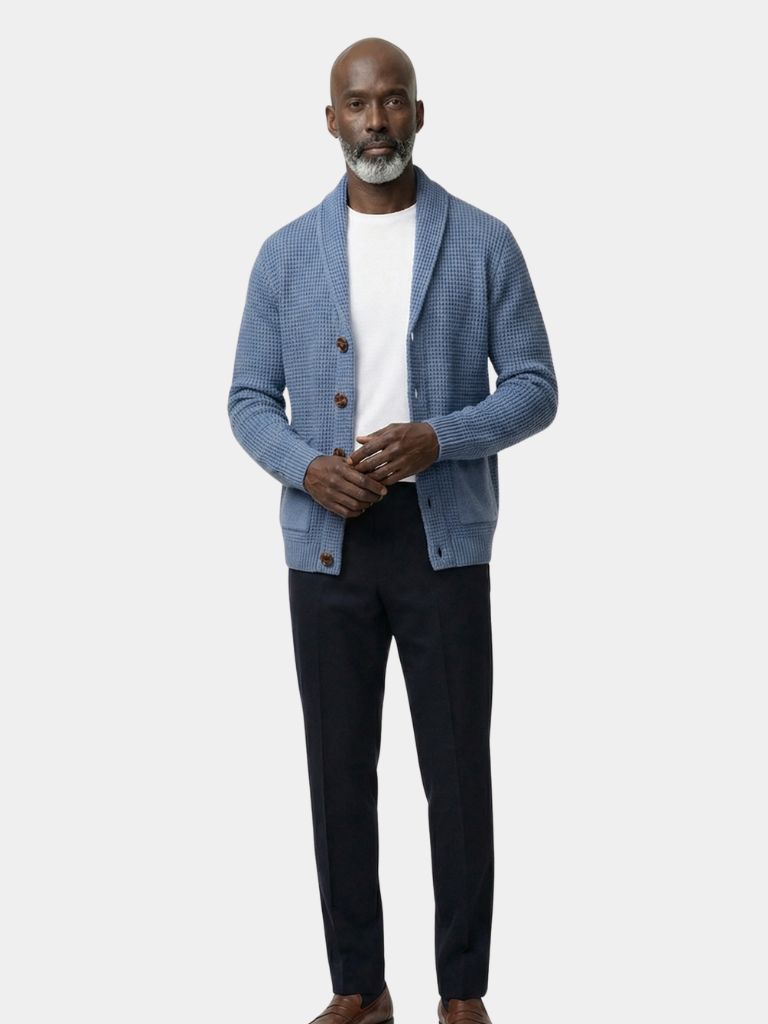 Sophisticated Winter Wool Cardigan - Cross & Crown