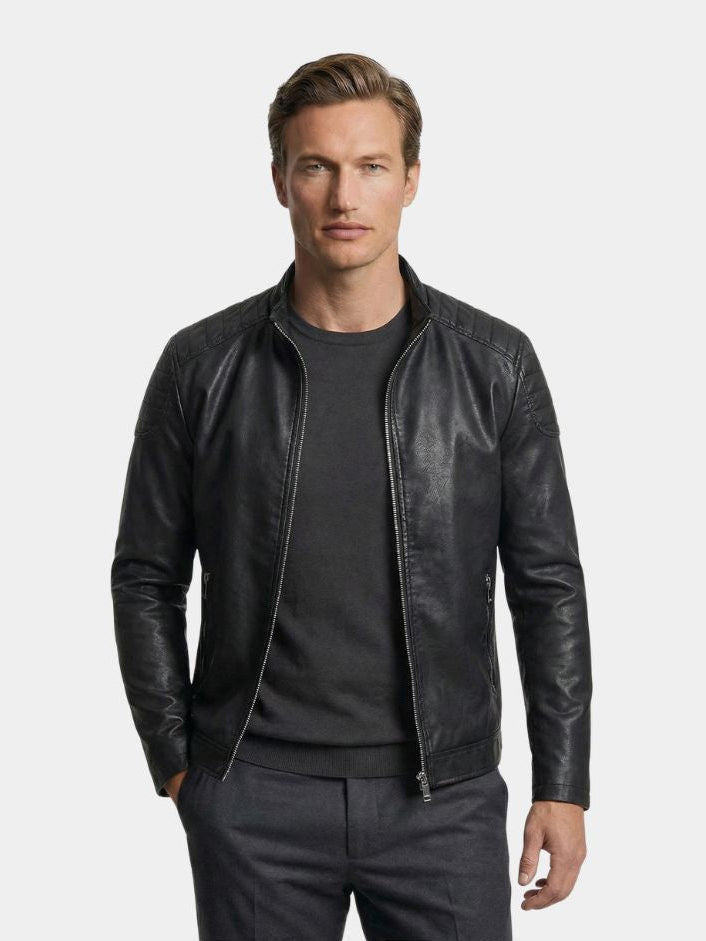 Leren kruisvaardersjas - <tc>Cross & Crown</tc>