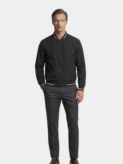 Casual Baseball Bomber Jacket - Cross & Crown