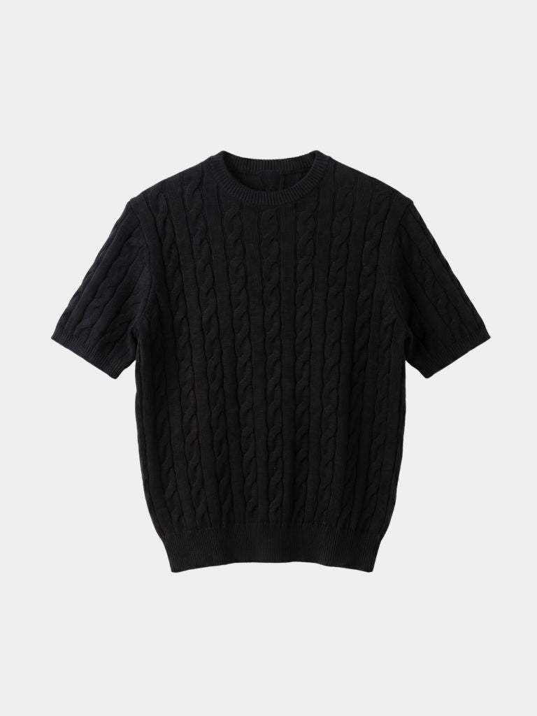 Classic Lozenge Knit T-Shirt - Cross & Crown