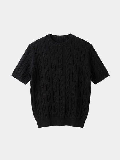 Classic Lozenge Knit T-Shirt - Cross & Crown