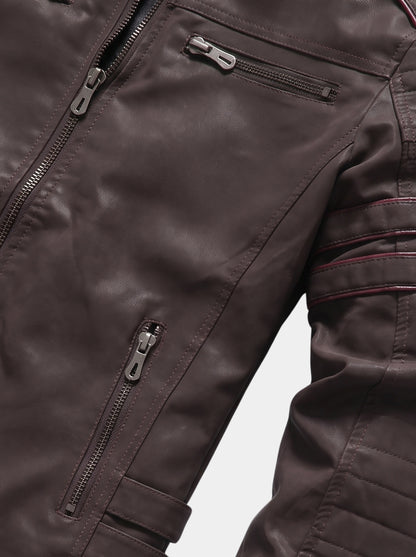 Chaqueta acolchada de moto Ignition – Cross & Crown