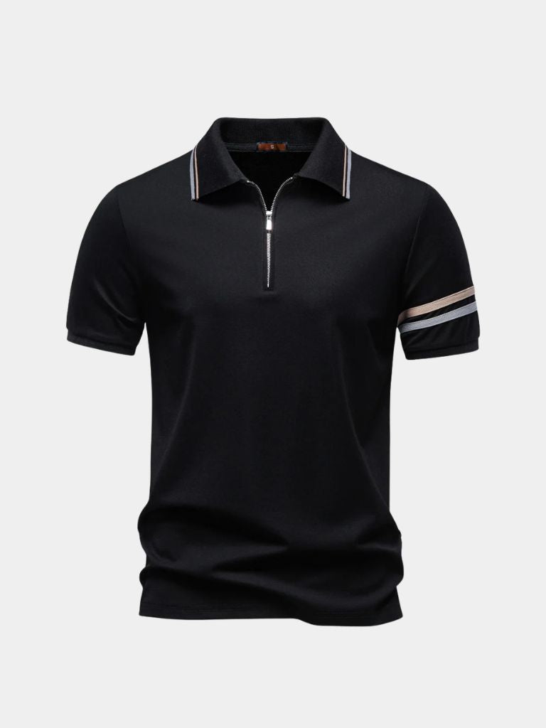 Horizon Striped Polo - Cross & Crown