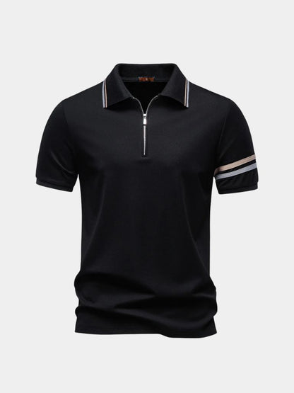 Horizon Striped Polo - Cross & Crown