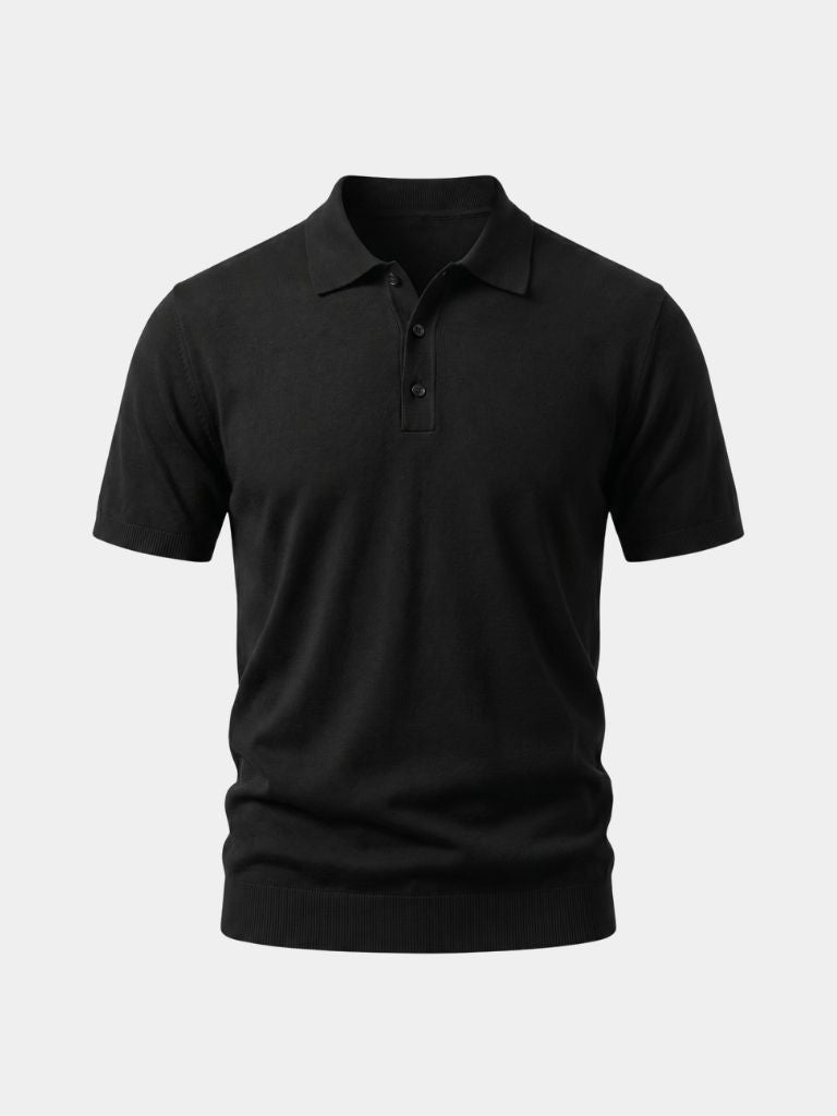 Imperial Ribbed Polo - Cross & Crown