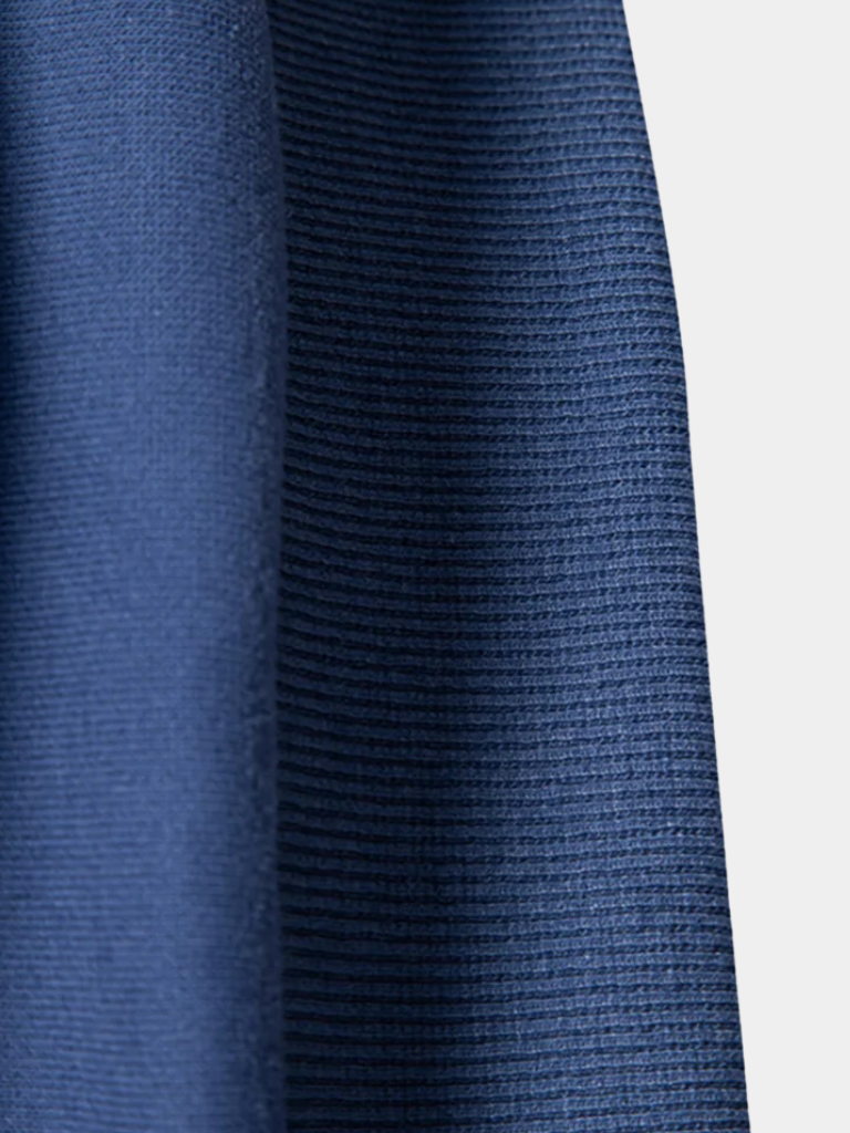 Alpine Zip-Neck Polo Pullover - Cross & Crown