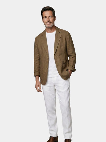 Oldbrook zomer linnen blazer - <tc>Cross & Crown</tc>