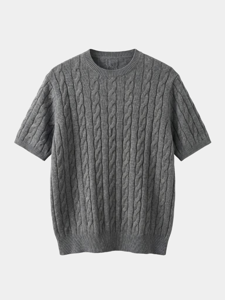 Classic Lozenge Knit T-Shirt - Cross & Crown